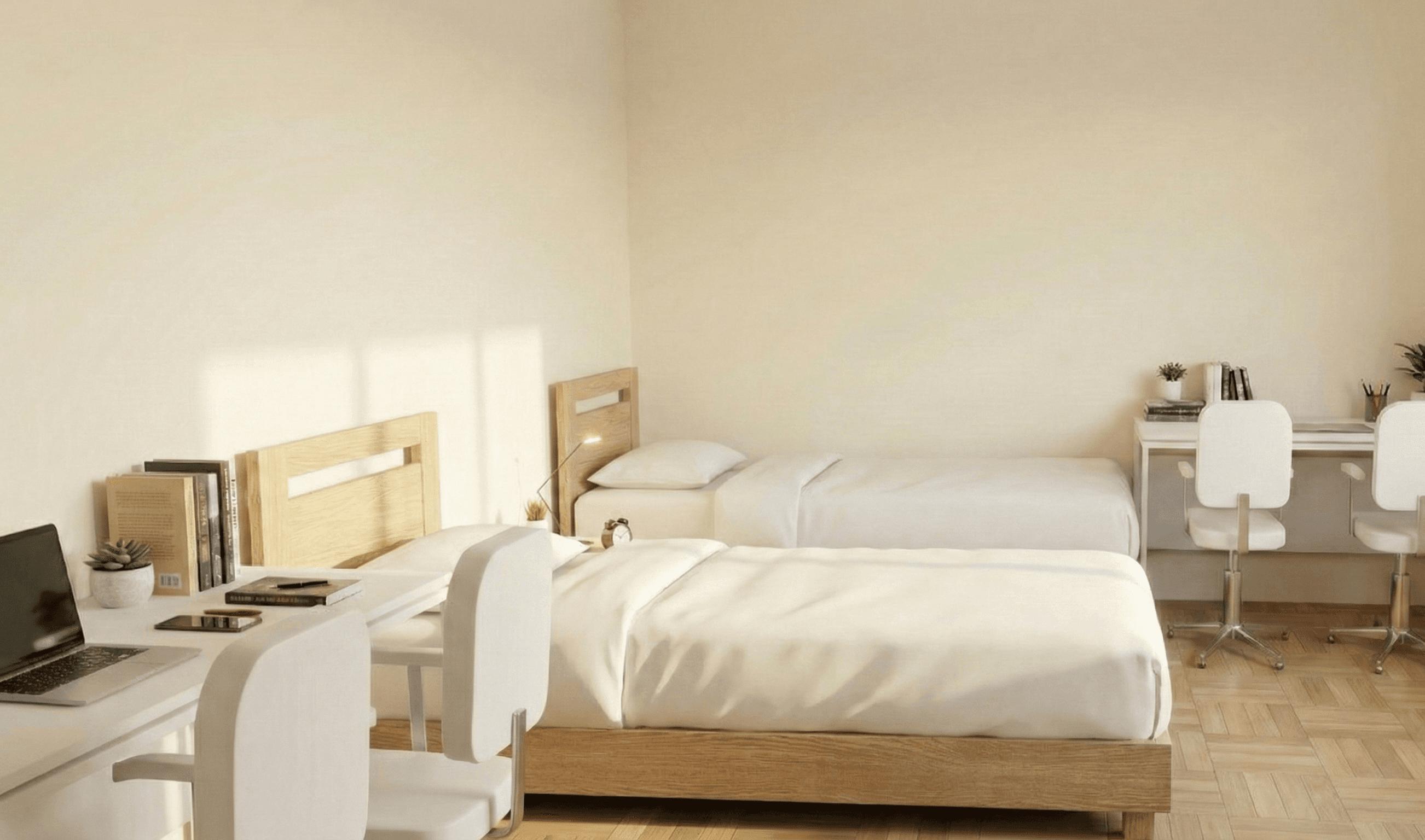 Camera doppia dello Student Housing A.F.A. in Via Venezia 15 ad Alessandria