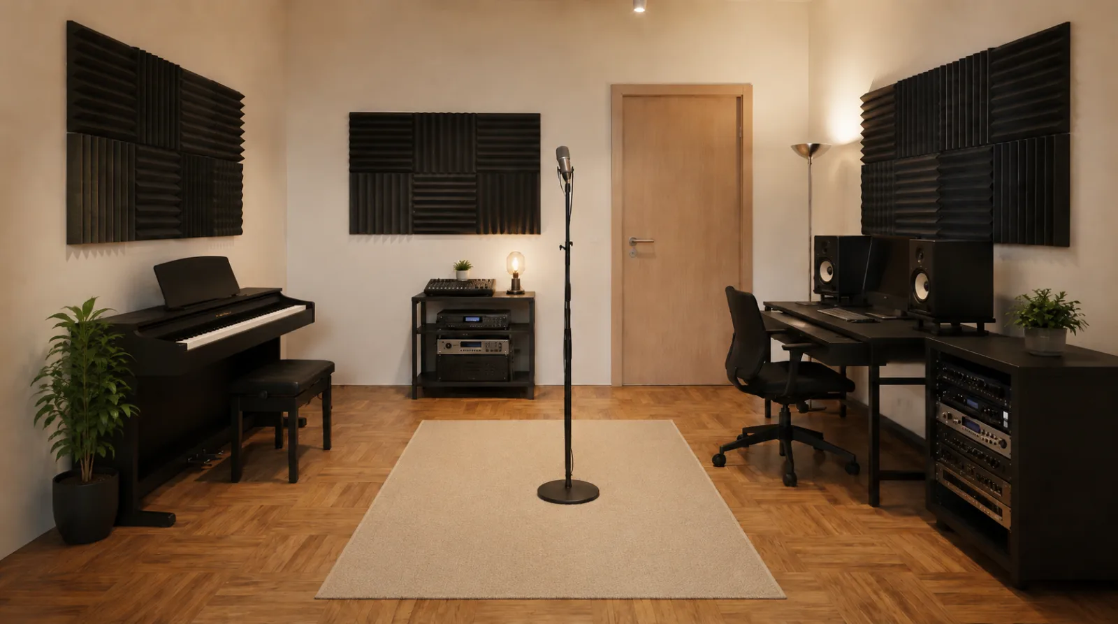 Aula musica dello Student Housing A.F.A. in Via Venezia 15 ad Alessandria