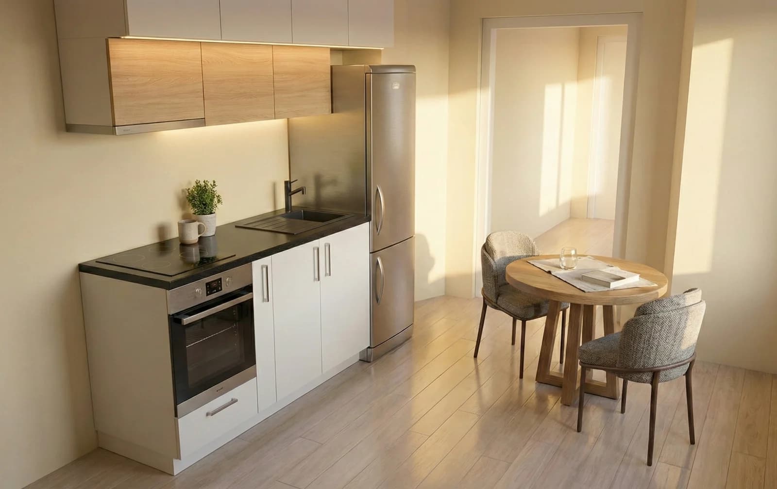 Cucina dello Student Housing A.F.A. in Via Venezia 15 ad Alessandria