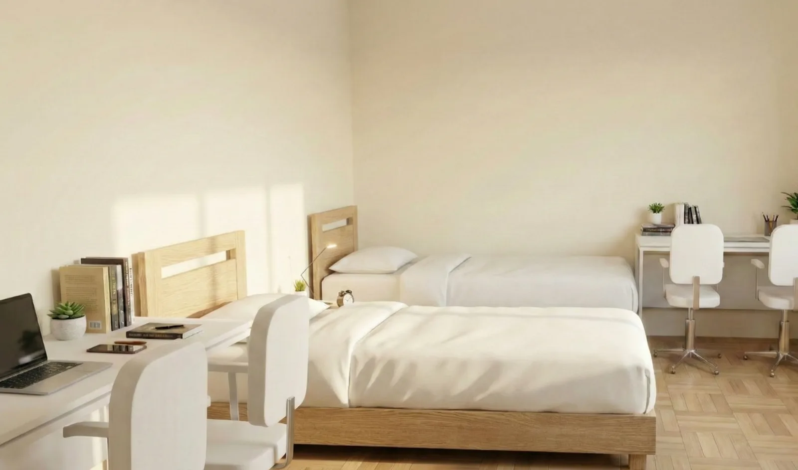 Camera doppia dello Student Housing A.F.A. in Via Venezia 15 ad Alessandria