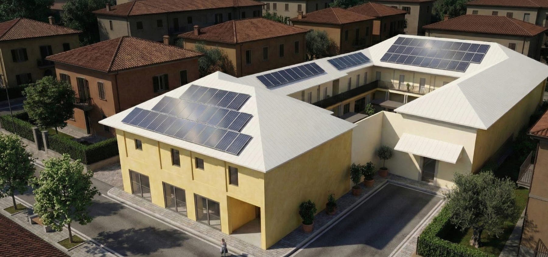 Panoramica dello Student Housing A.F.A. in Via Venezia 15 ad Alessandria