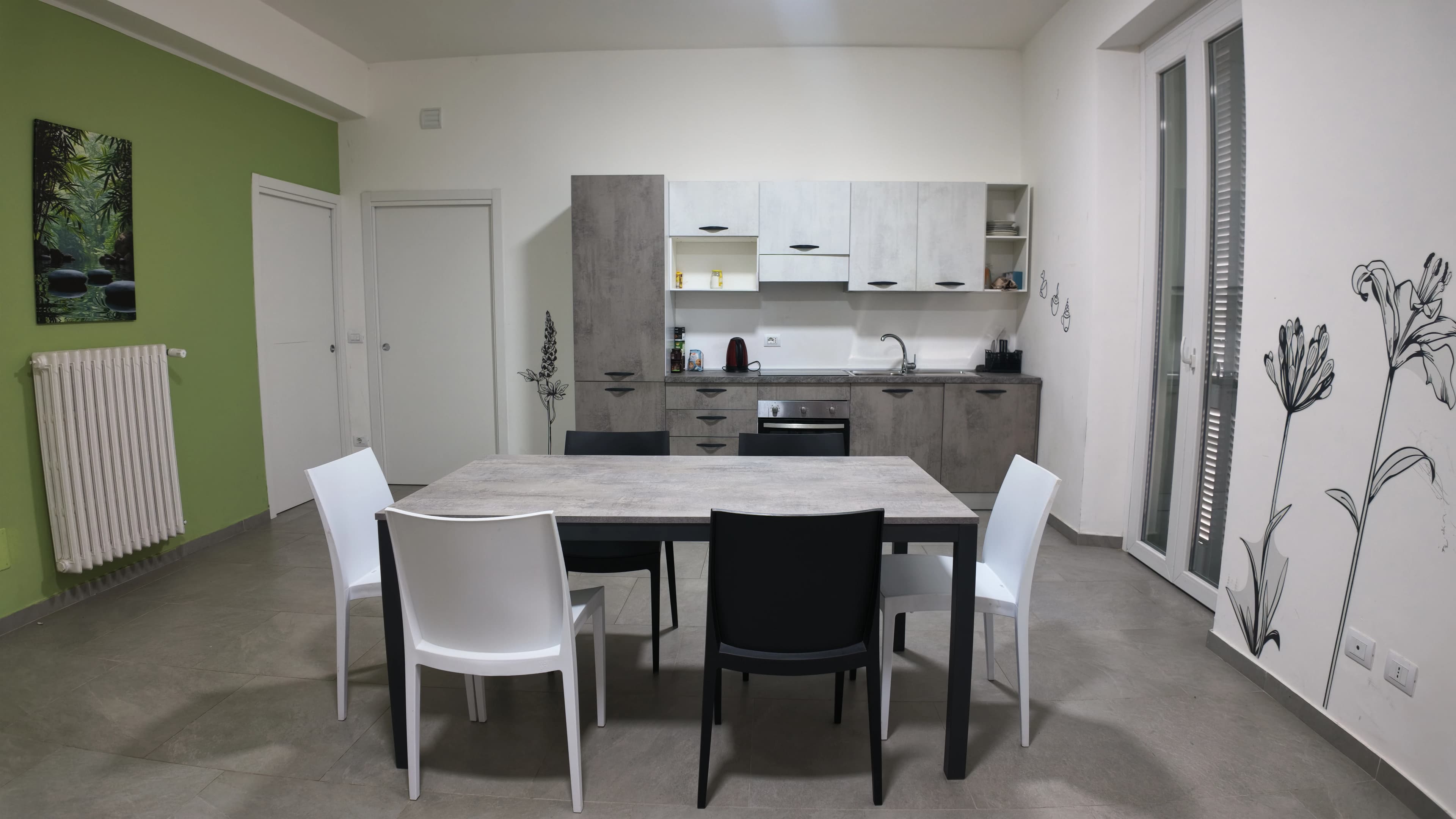 Sala da pranzo dello Student Housing A.F.A. in Via Santa Gorizia 47 ad Alessandria