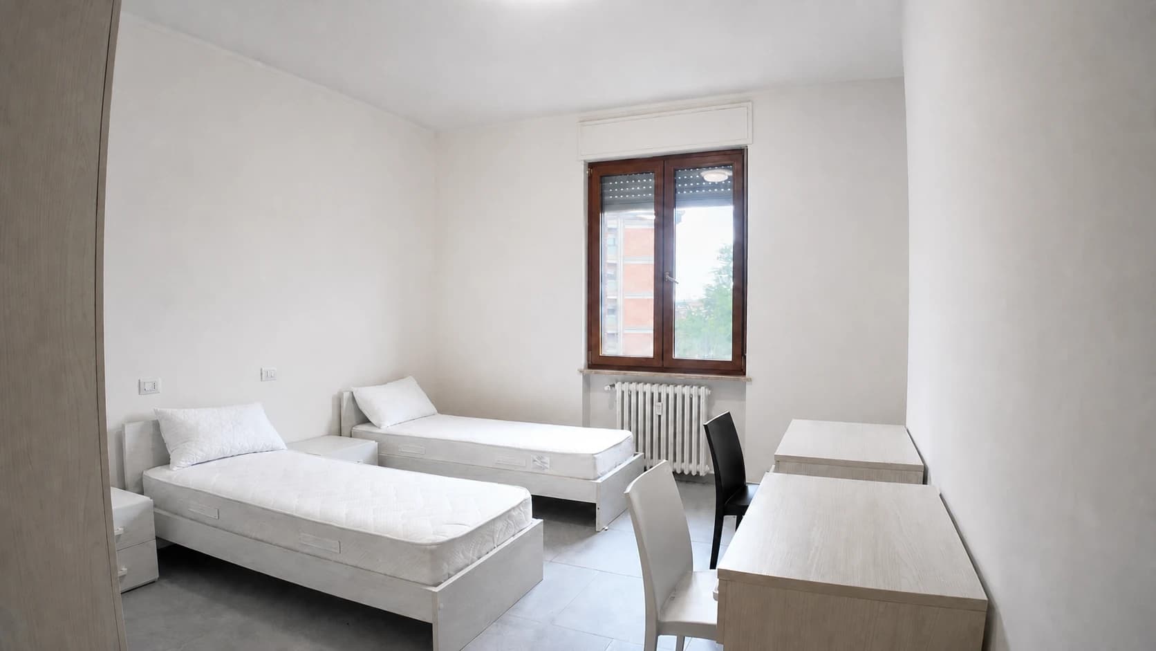 Camera doppia dello Student Housing A.F.A. in Via Montegrappa 65 ad Alessandria