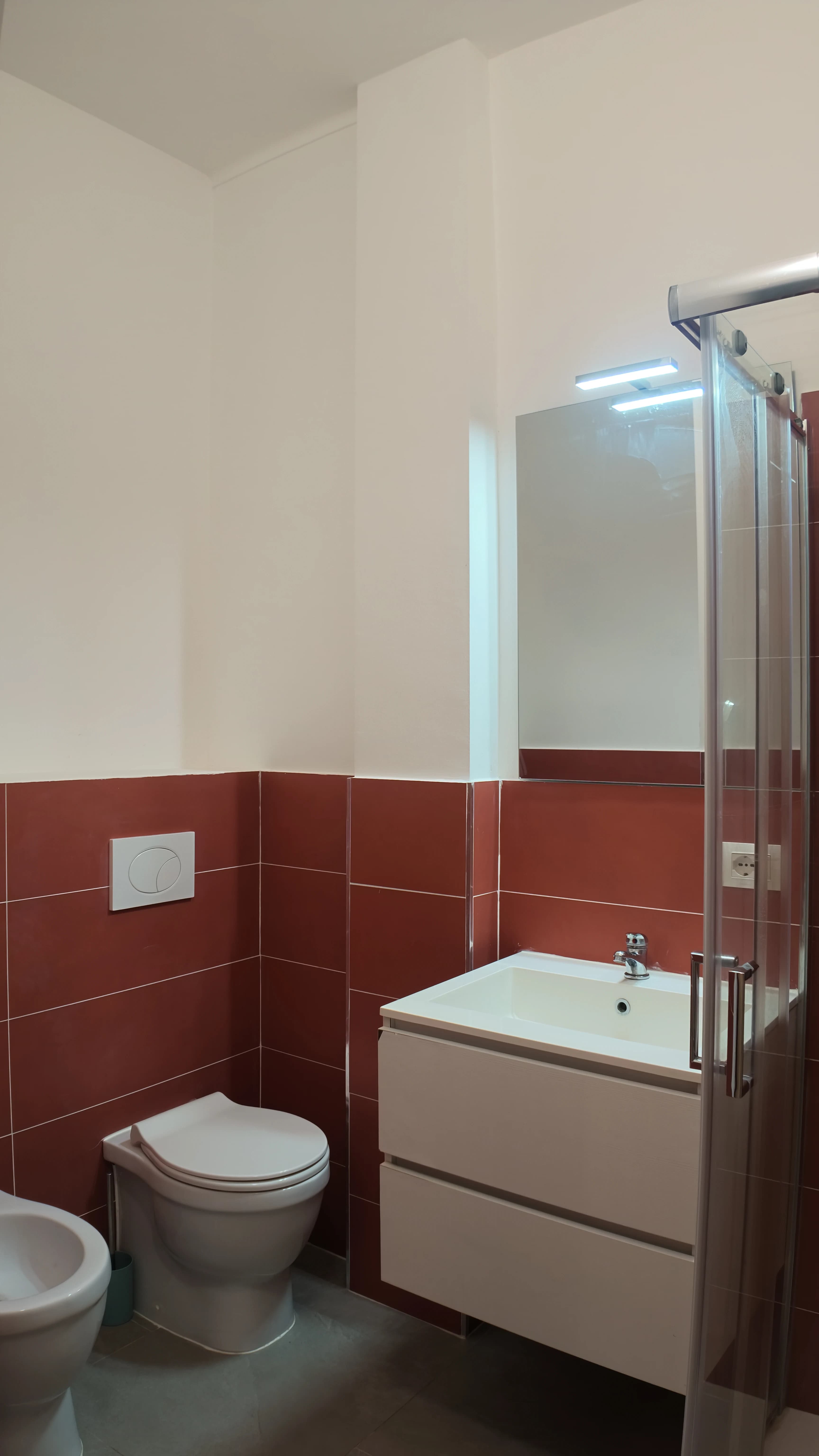 Secondo bagno dello Student Housing A.F.A. in Via Montegrappa 65 ad Alessandria