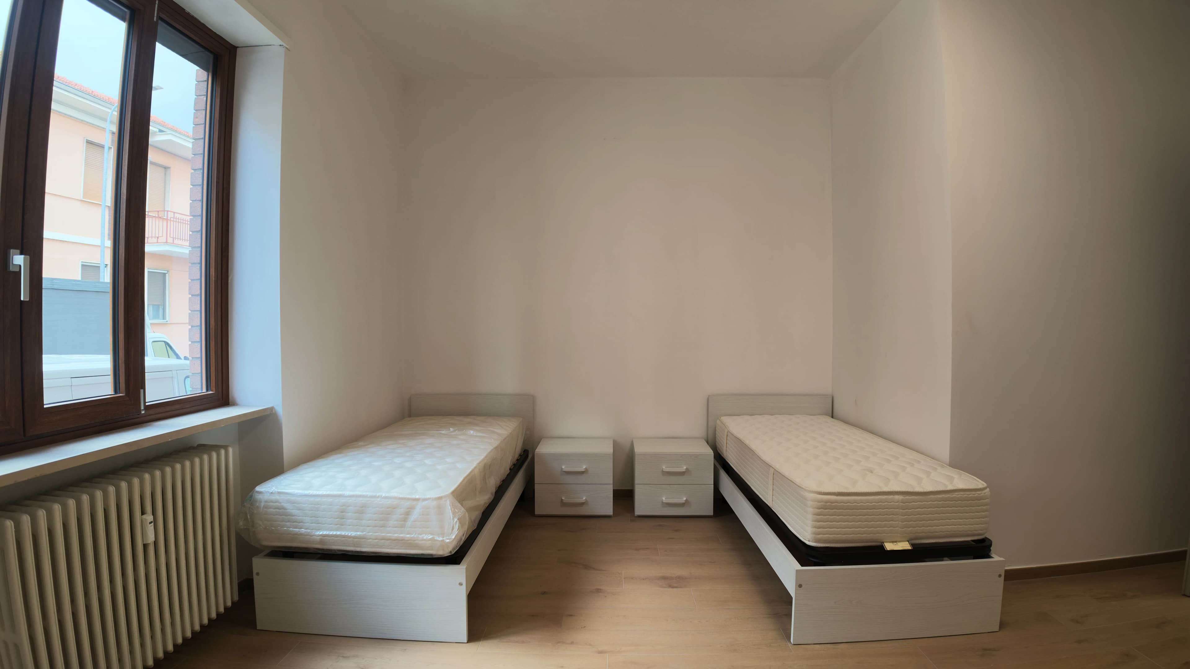 Camera con due letti dello Student Housing A.F.A. in Via Girgenti 3 ad Alessandria