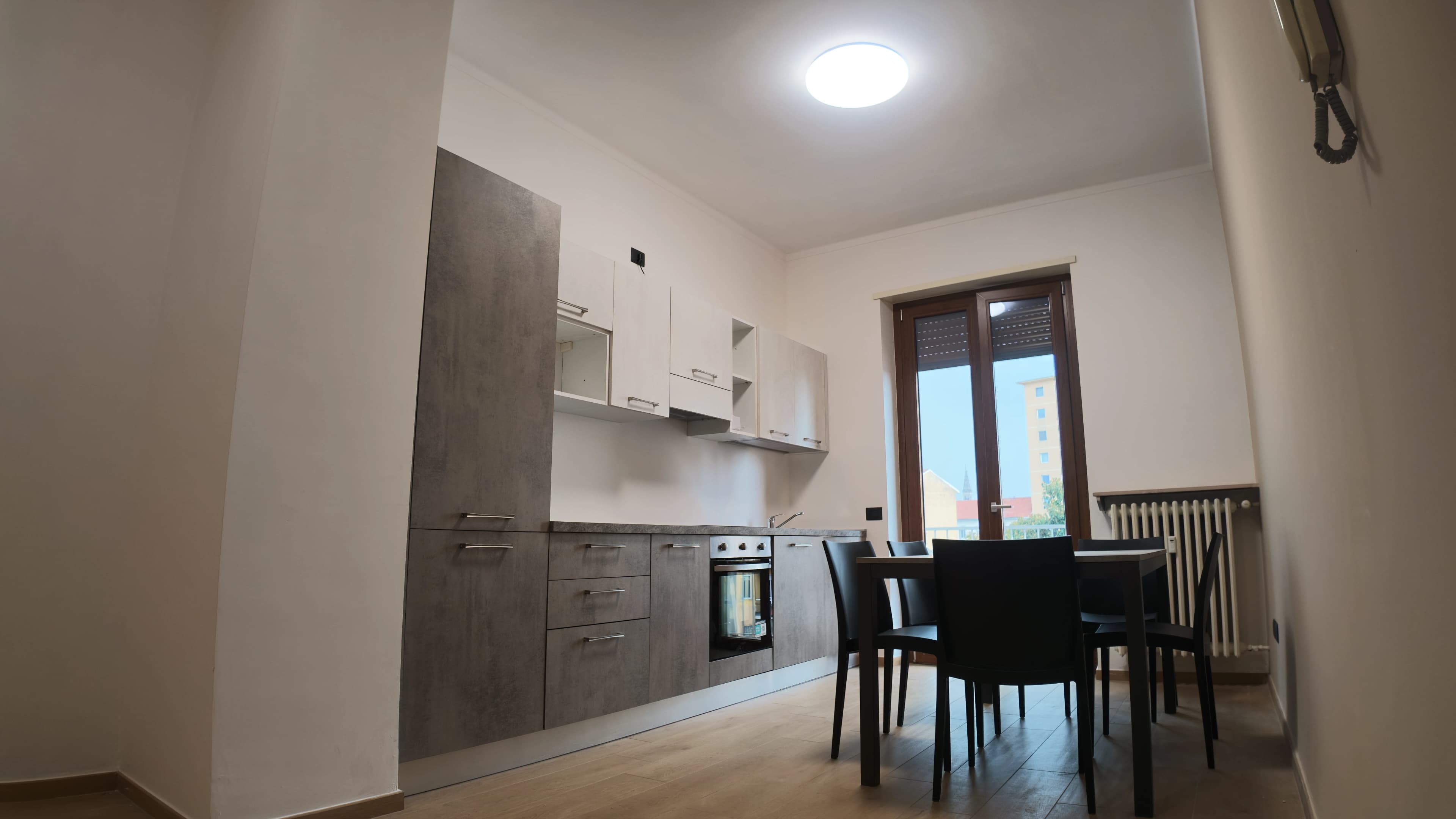 Sala da pranzo dello Student Housing A.F.A. in Via Girgenti 3 ad Alessandria