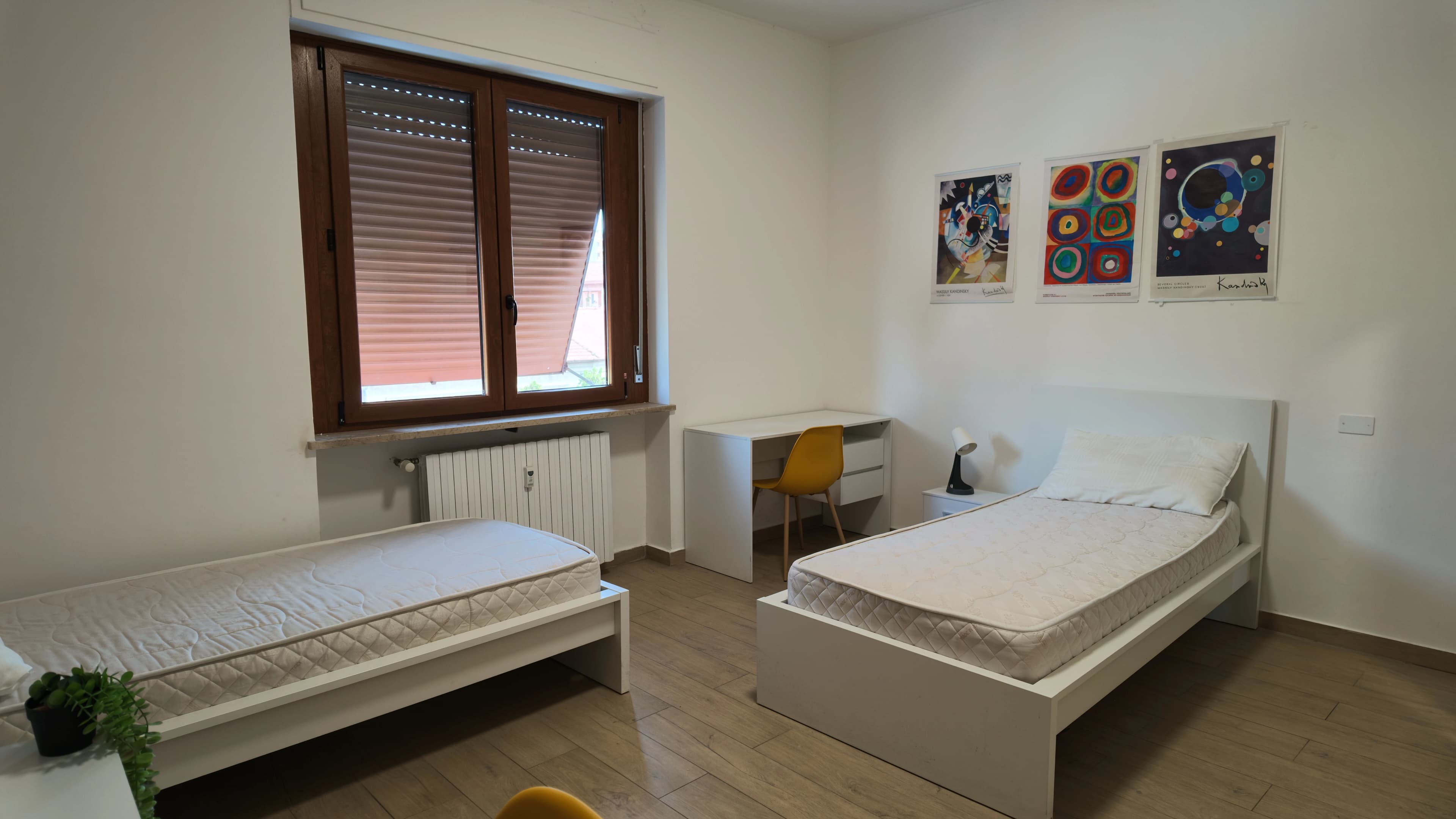 Camera doppia dello Student Housing A.F.A. in Spalto Borgoglio 78 ad Alessandria