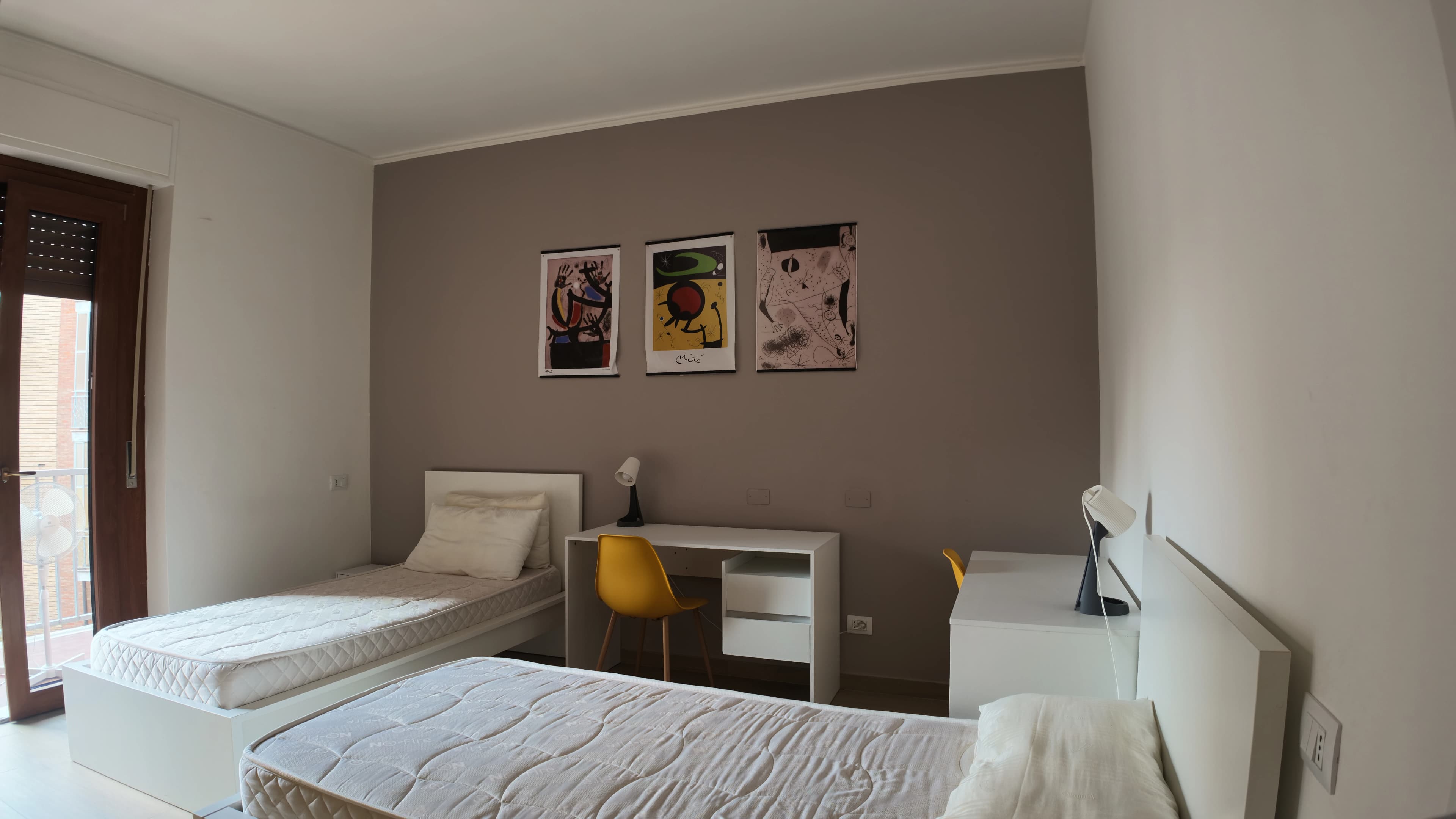 Seconda camera doppia dello Student Housing A.F.A. in Spalto Borgoglio 78 ad Alessandria