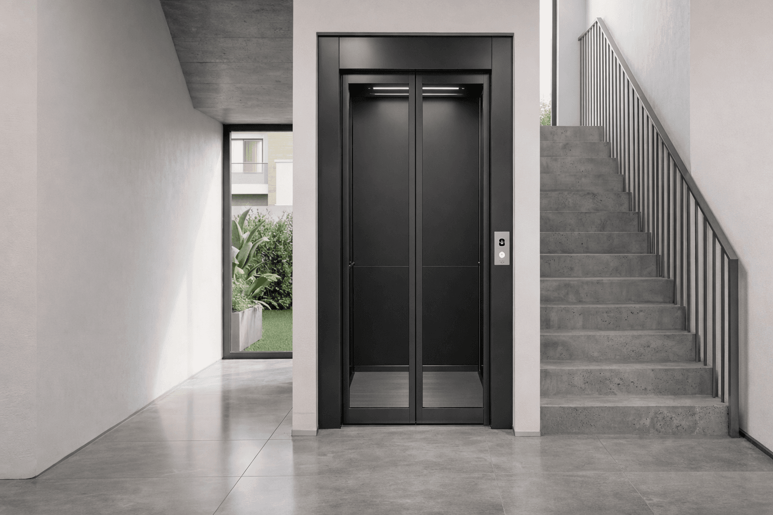 Ascensore dello Student Housing A.F.A. in Corso Cento Cannoni 52 ad Alessandria